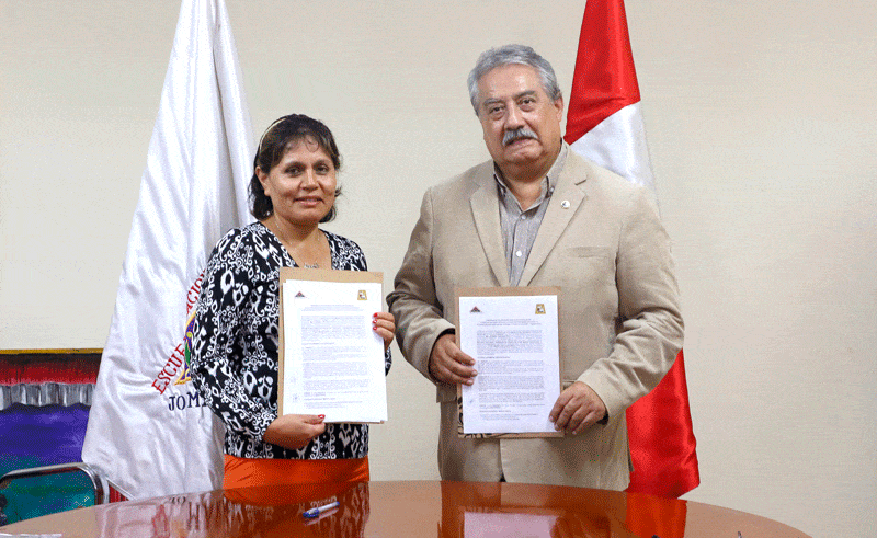 La ENSFJMA y el CENDAF Perú firman convenio en pro del folklore