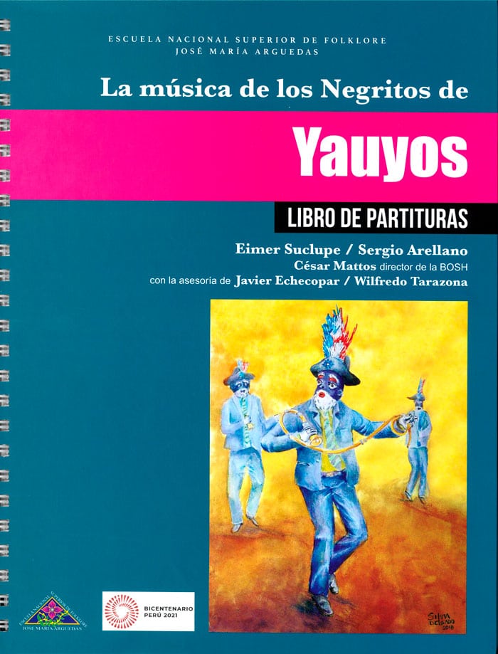 Book Cover: La música de los Negritos de Yauyos Libro de partituras (2018)