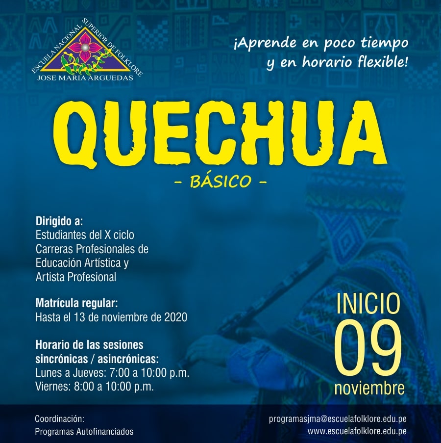 QUECHUA – Nivel básico