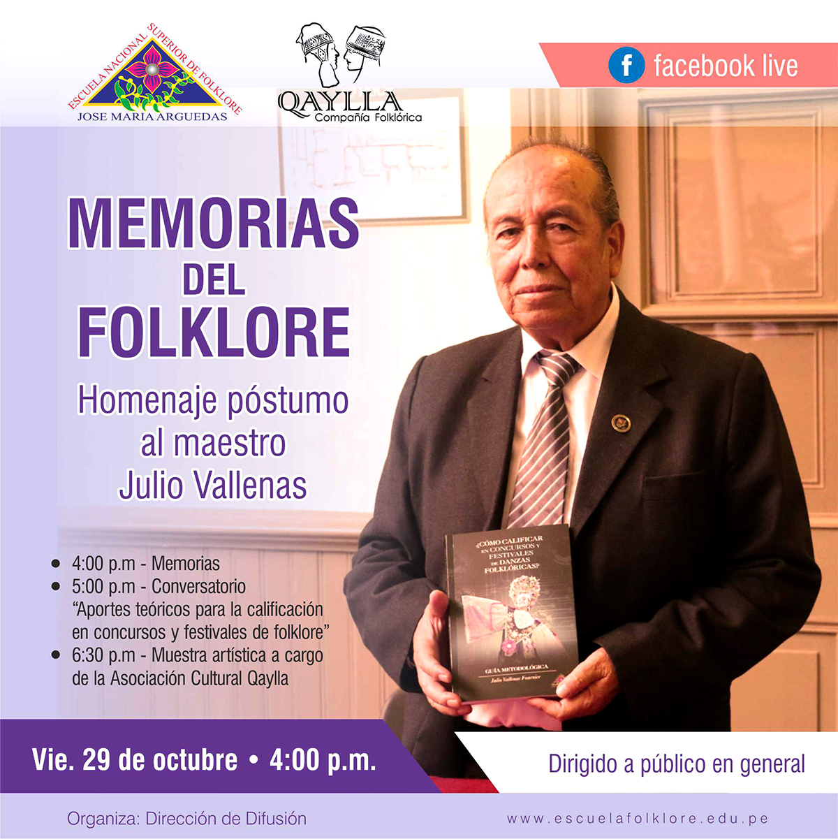 MEMORIAS DEL FOLKLORE, HOMENAJE AL MAESTRO JULIO VALLENAS