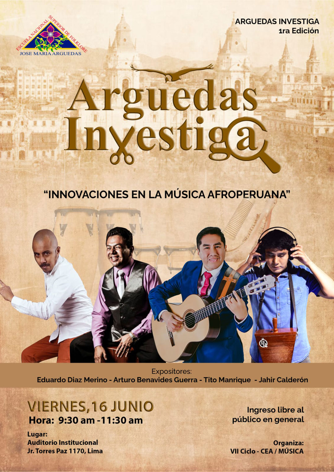 Conferencia: Innovaciones en la música afroperuana