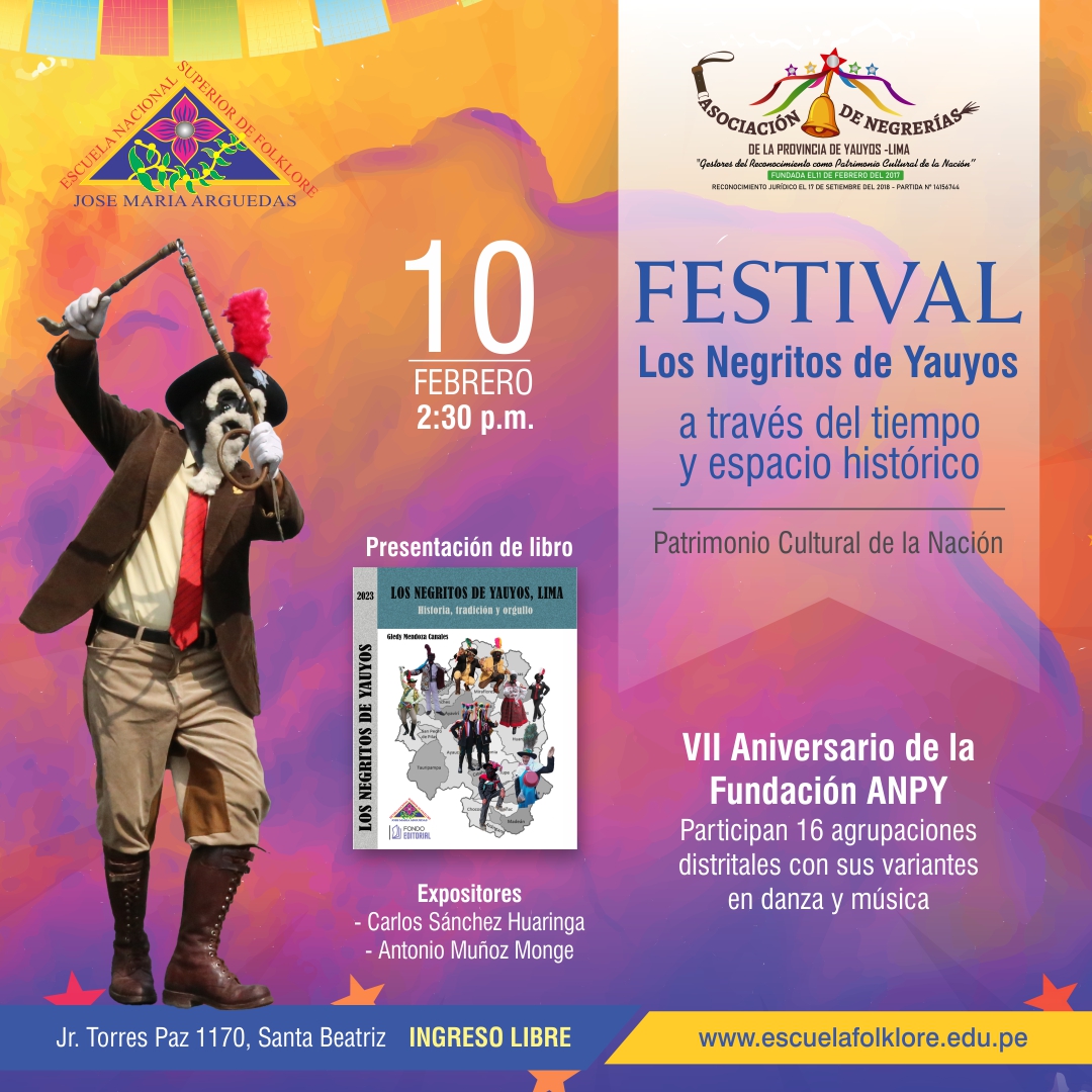 Festival: Los Negritos de Yauyos a través del tiempo  y espacio histórico