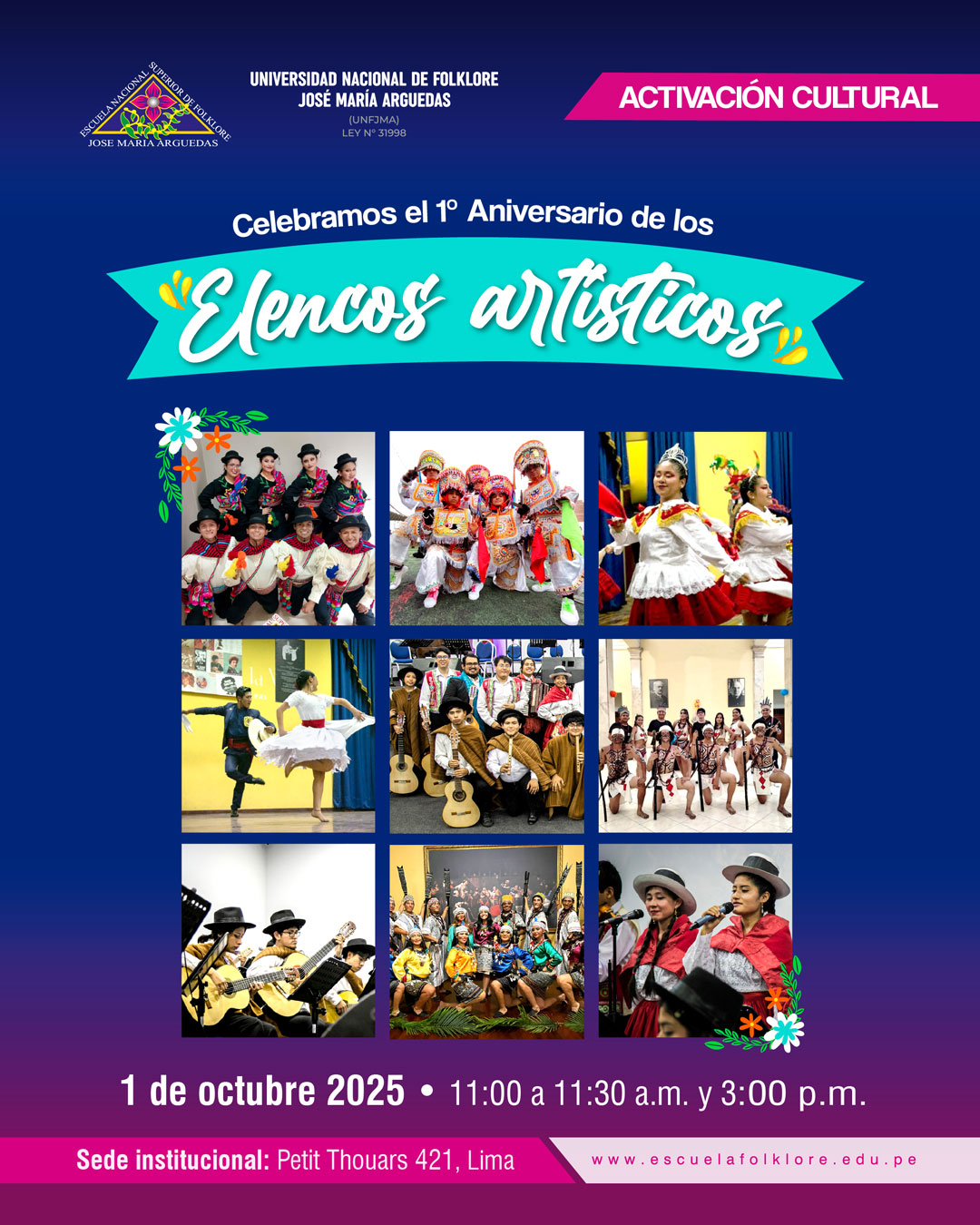 1 aniversario de los Elencos Artísticos