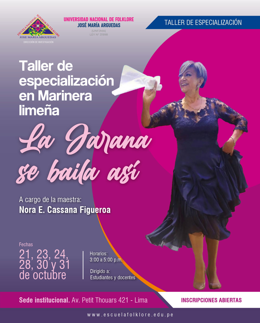 Taller de especialización en Marinera limeña