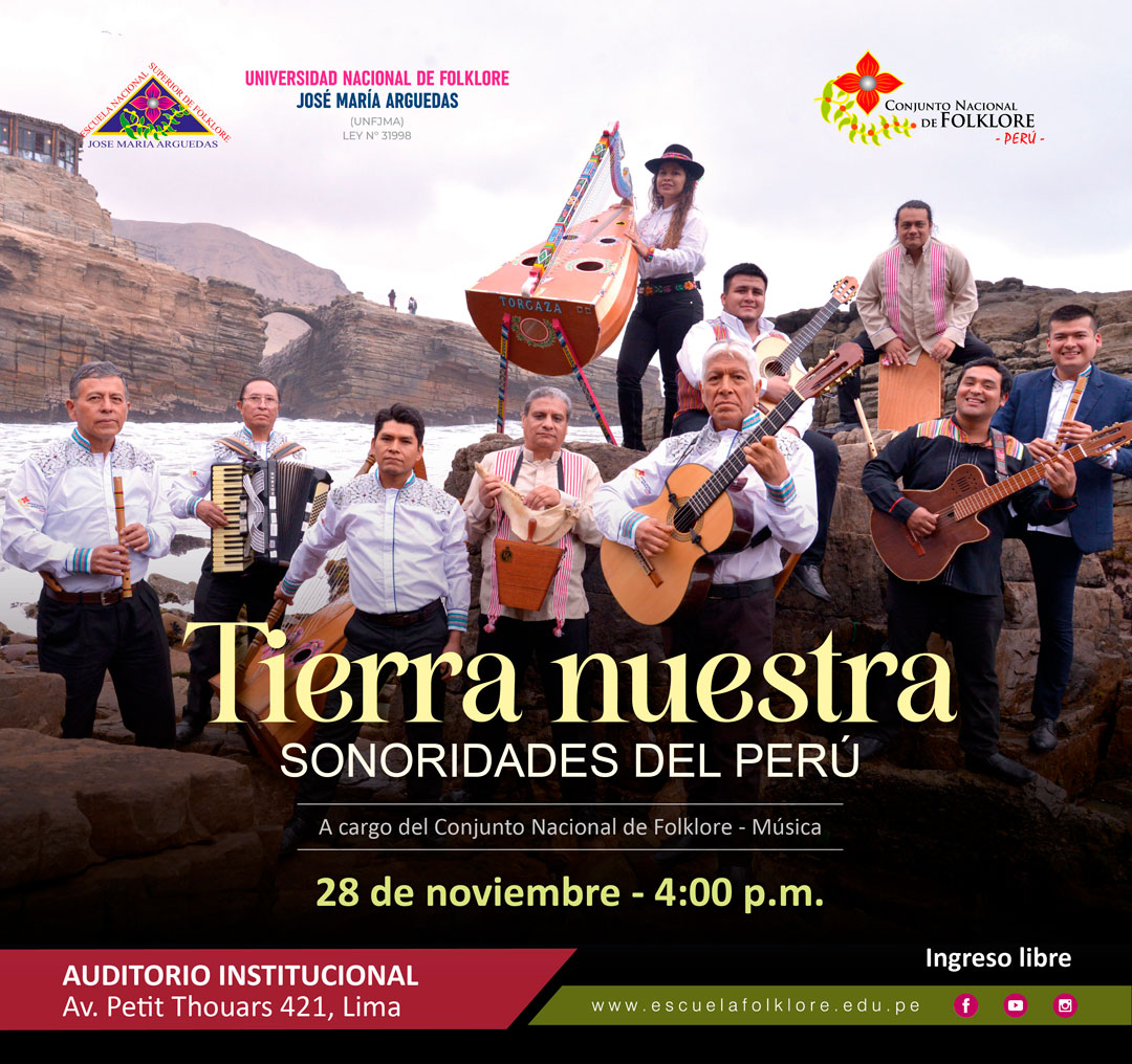 CONJUNTO NACIONAL DE FOLKLORE PRESENTA CONCIERTO “TIERRA NUESTRA”